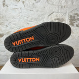 Louis Vuitton Orange Black Trainer Sz 11 (9.5LV) No Box