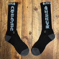 Chrome Hearts Blue Spell Black Socks DS
