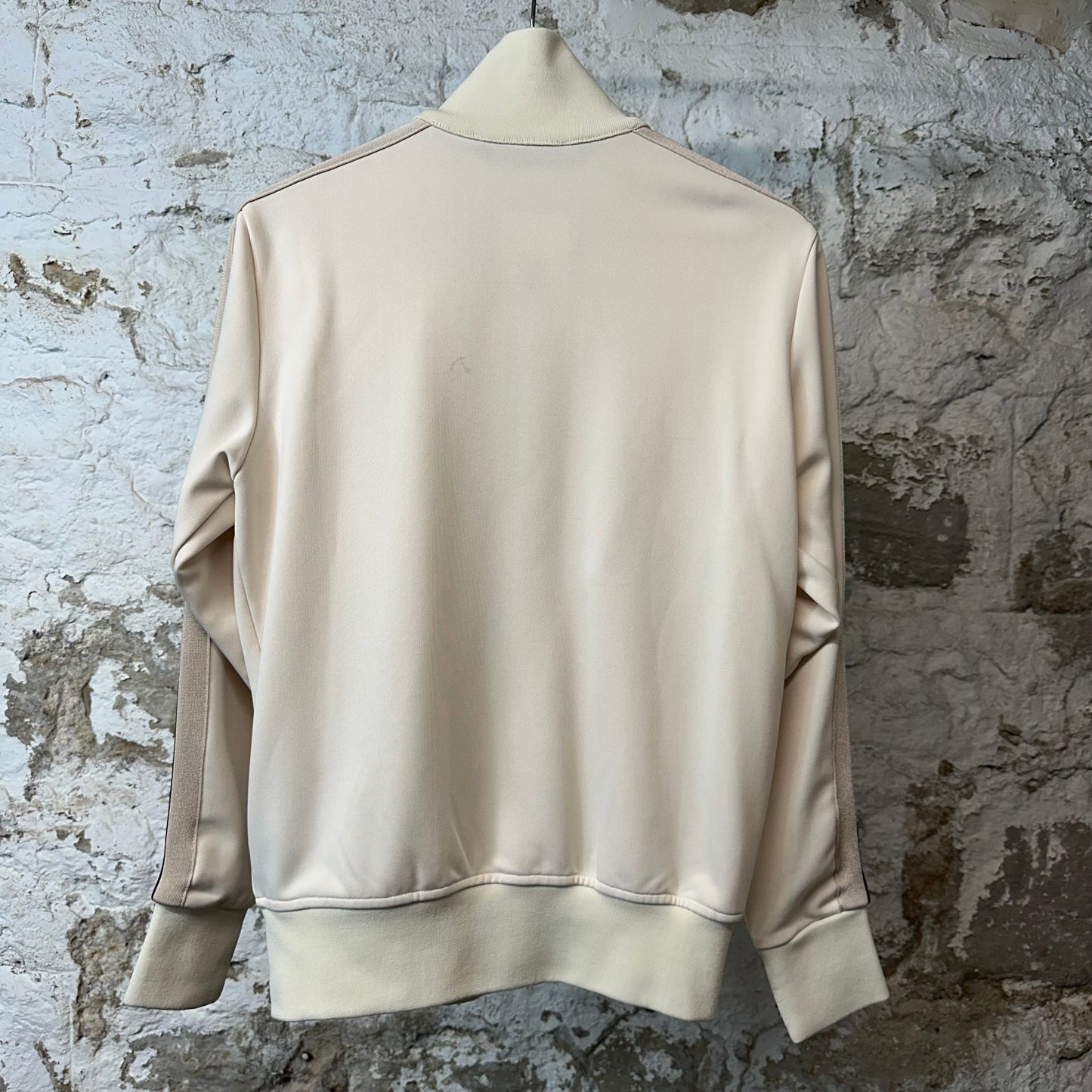 Palm Angels Cream Beige Track Jacket Sz S