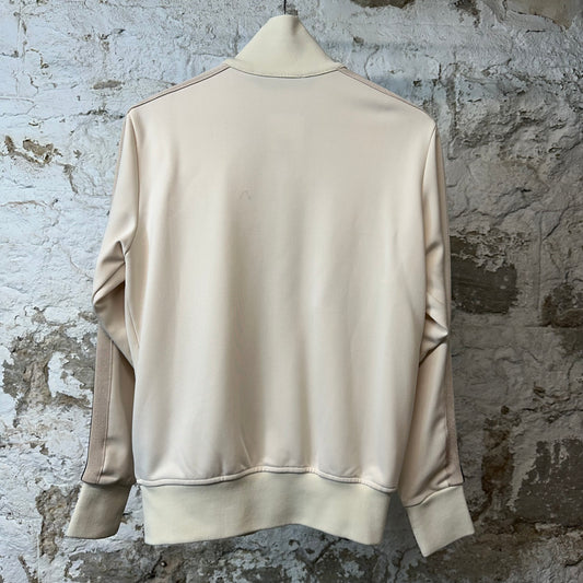Palm Angels Cream Beige Track Jacket Sz S