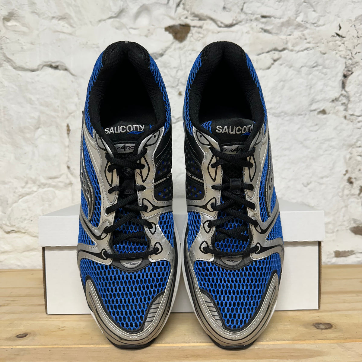 Saucony ProGrid Triumph 4 Blue Silver Sz 13