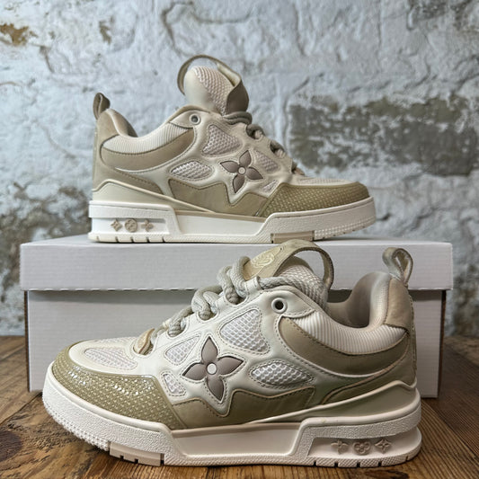 Louis Vuitton Beige Cream Skate Sneaker Sz 5.5 (4LV)
