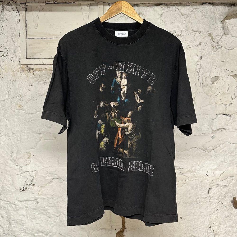 Off White Child T-shirt Black Sz M
