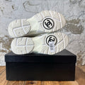 Chanel CC Triple White Trainer Sneaker Sz 9 (42)