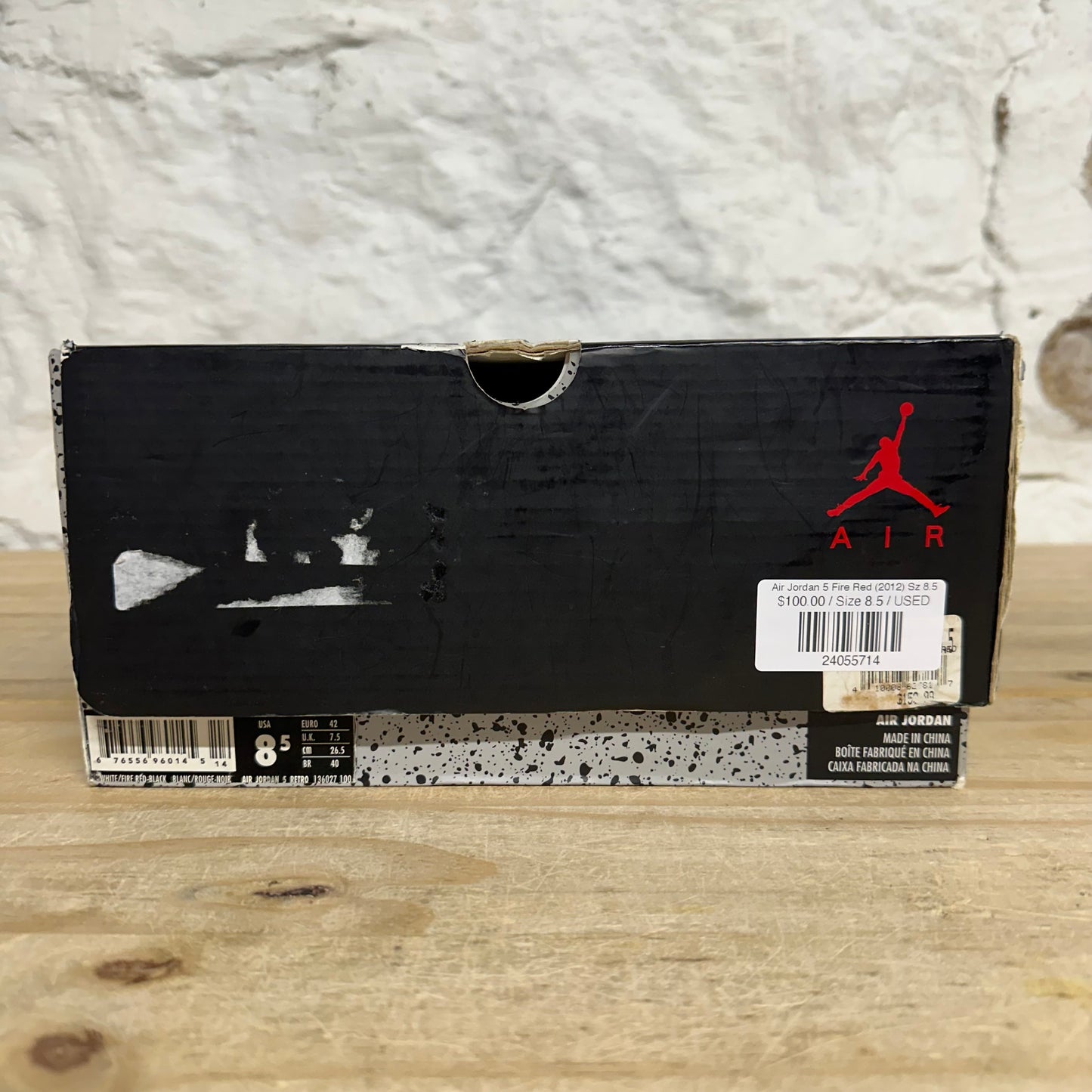 Air Jordan 5 Fire Red (2013) Sz 8.5