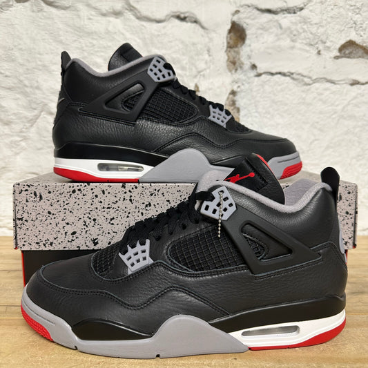 Air Jordan 4 Bred Reimagined Sz 10.5 DS