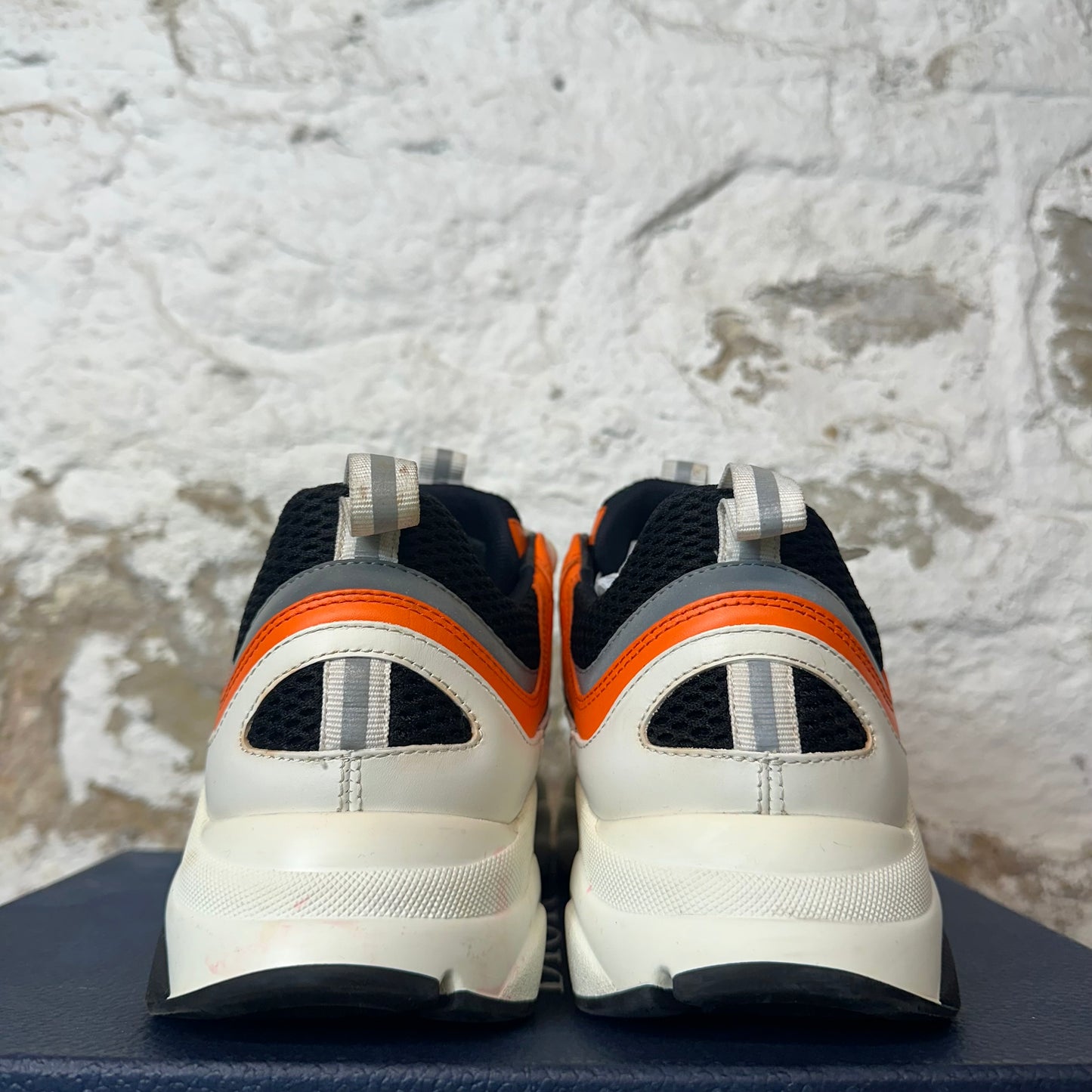 Dior B22 Orange White Black Sneaker Sz 11 (44)