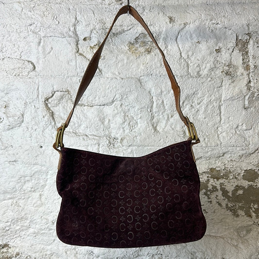 Celine Suede Embossed Purse