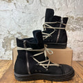 Rick Owens High Hexa Lace Black Pearl Sneaker Sz 12 (45)