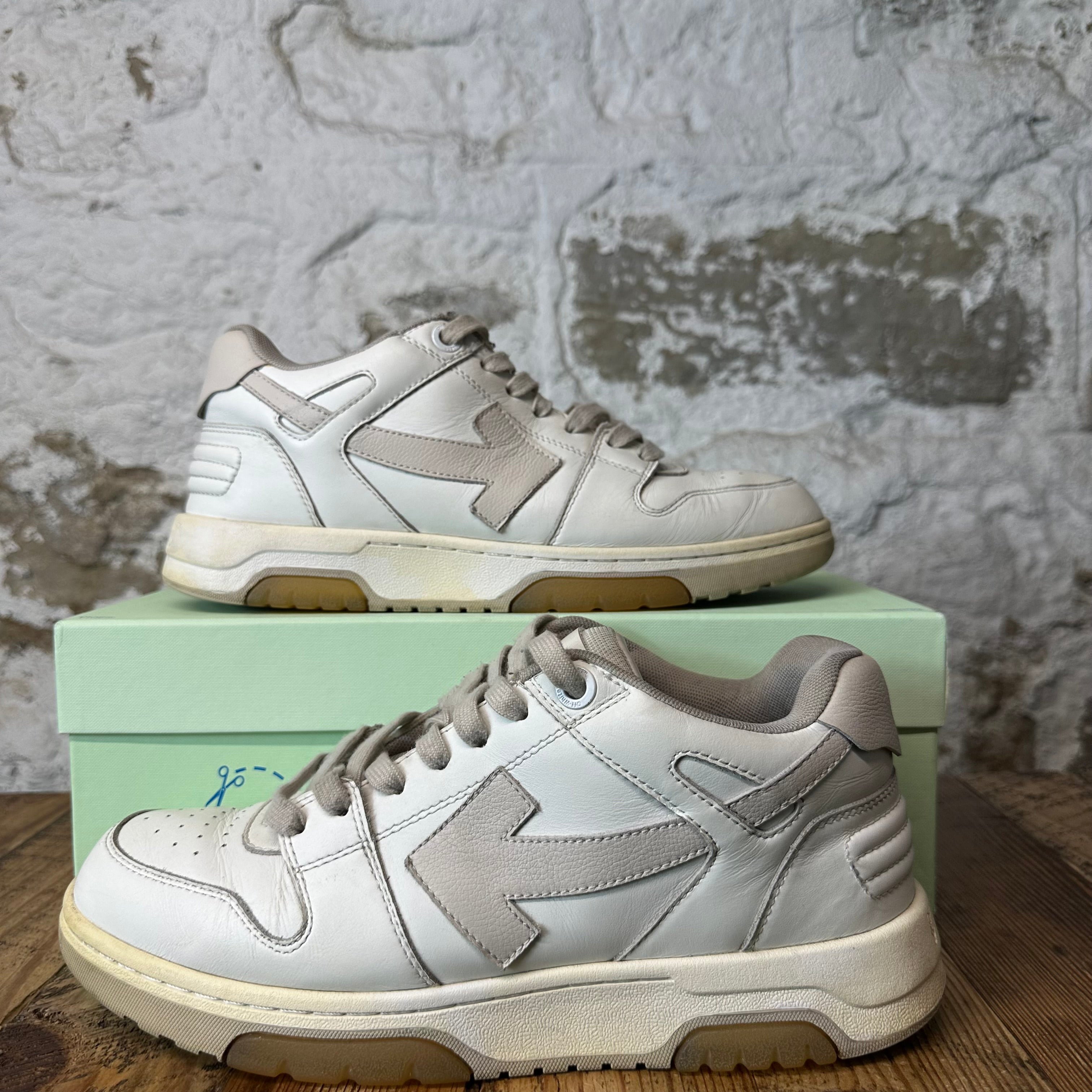 Off-White Out Of Office Beige White Sneaker Sz 9 (42)