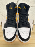 Air Jordan 1 Mid Laser Orange Black Sz 6.5 (8W)
