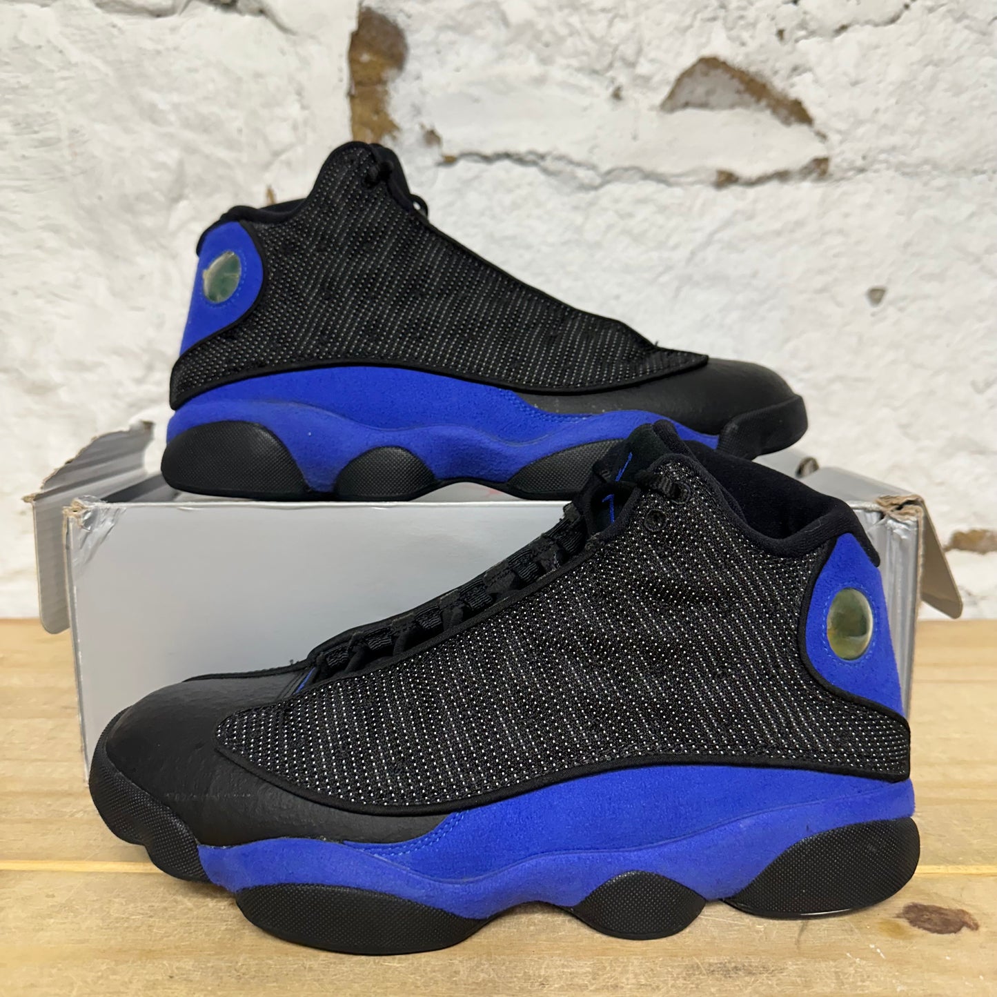 Air Jordan 13 Black Hyper Royal Sz 9