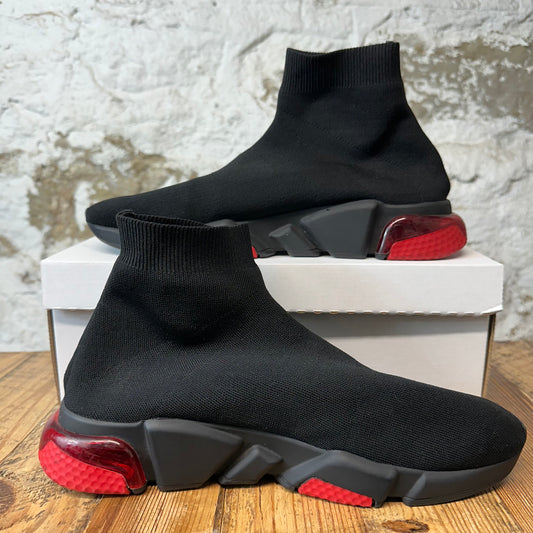 Balenciaga Sock Runner Black Red Sneaker Sz 11 (44)