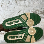 Louis Vuitton Green White Skate Sneaker Sz 10.5 (9LV) No Box