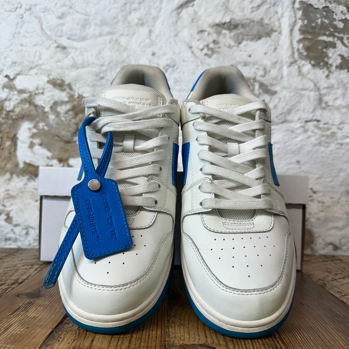 Off White Out Of Office Blue White Sneaker Sz 10 (43)