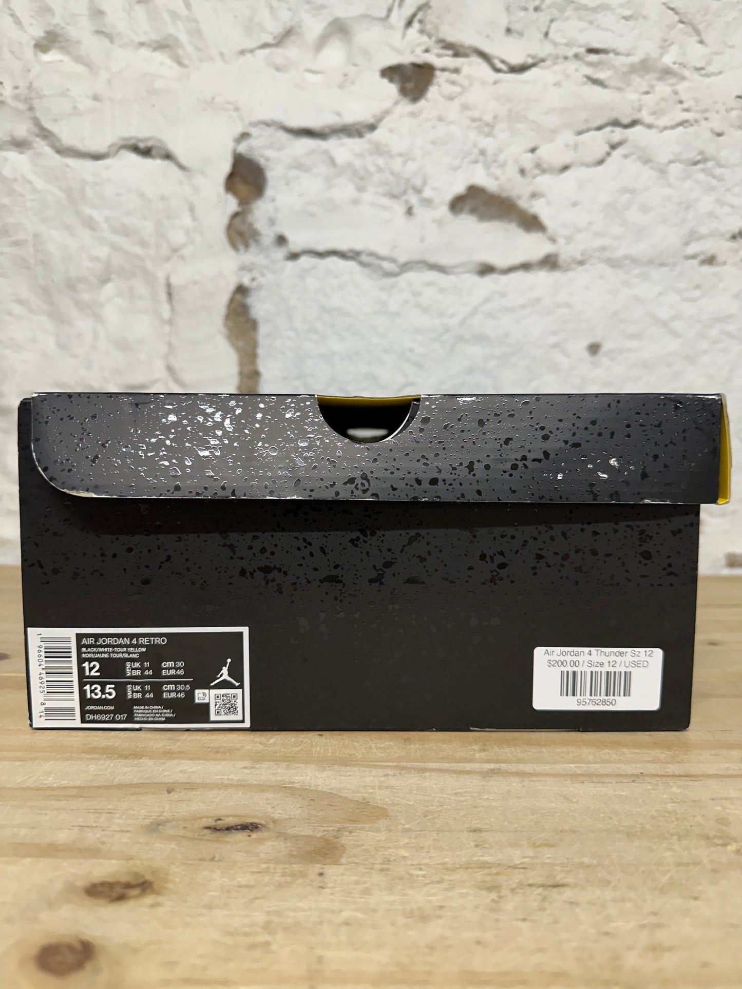 Air Jordan 4 Thunder Sz 12