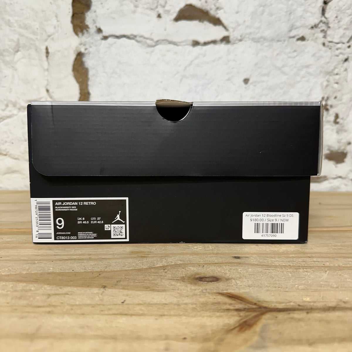 Air Jordan 12 Bloodline Sz 9 DS