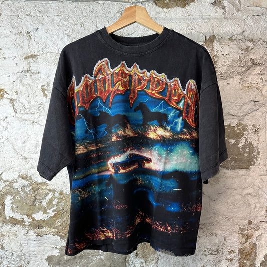 Godspeed Horsepower Black T-Shirt NEW