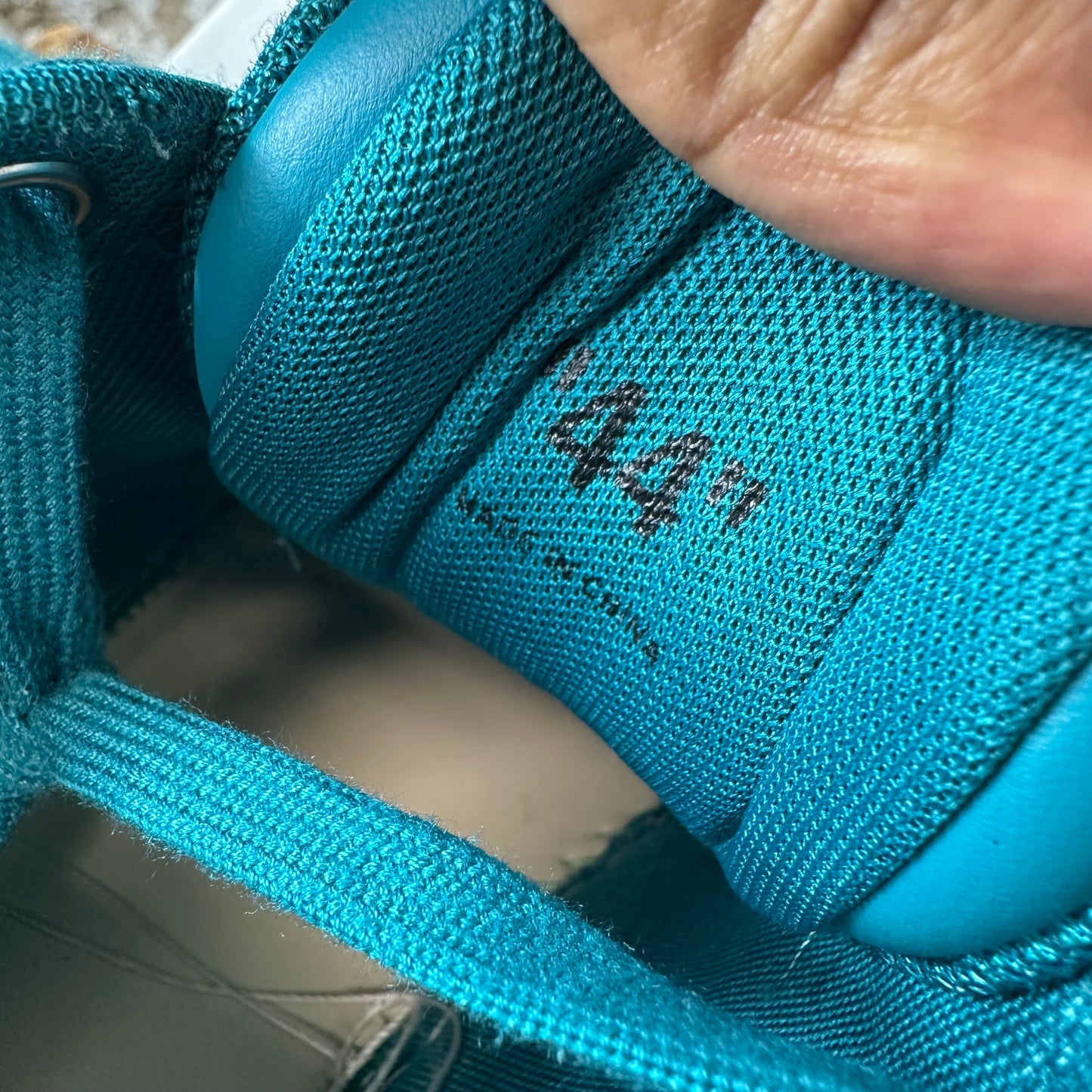 Off-White Out Of Office Turquoise White Sneaker Sz 11 (44)