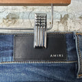 Amiri Plain Dark Blue Denim Jeans Sz 32