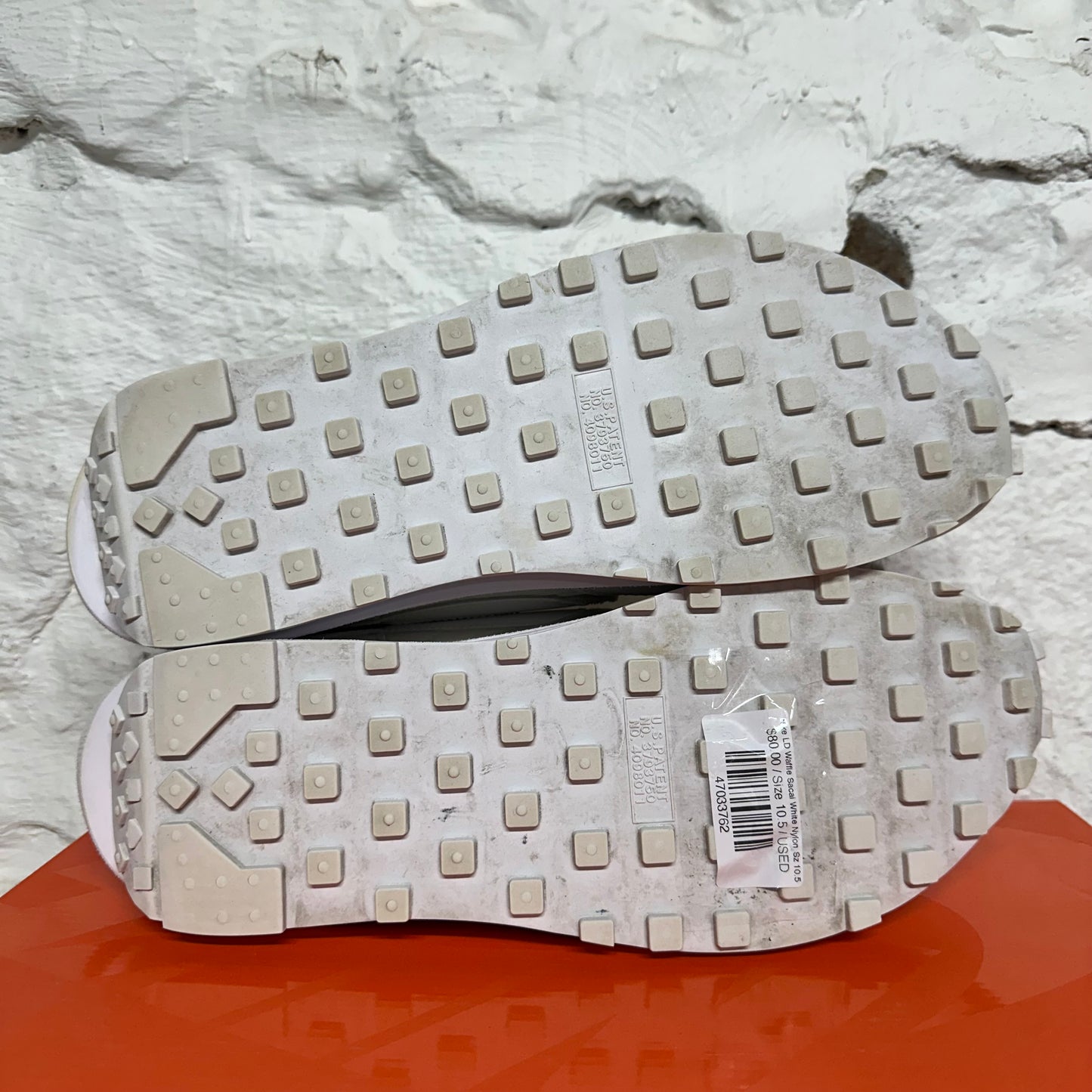Nike LD Waffle Sacai White Nylon Sz 10.5