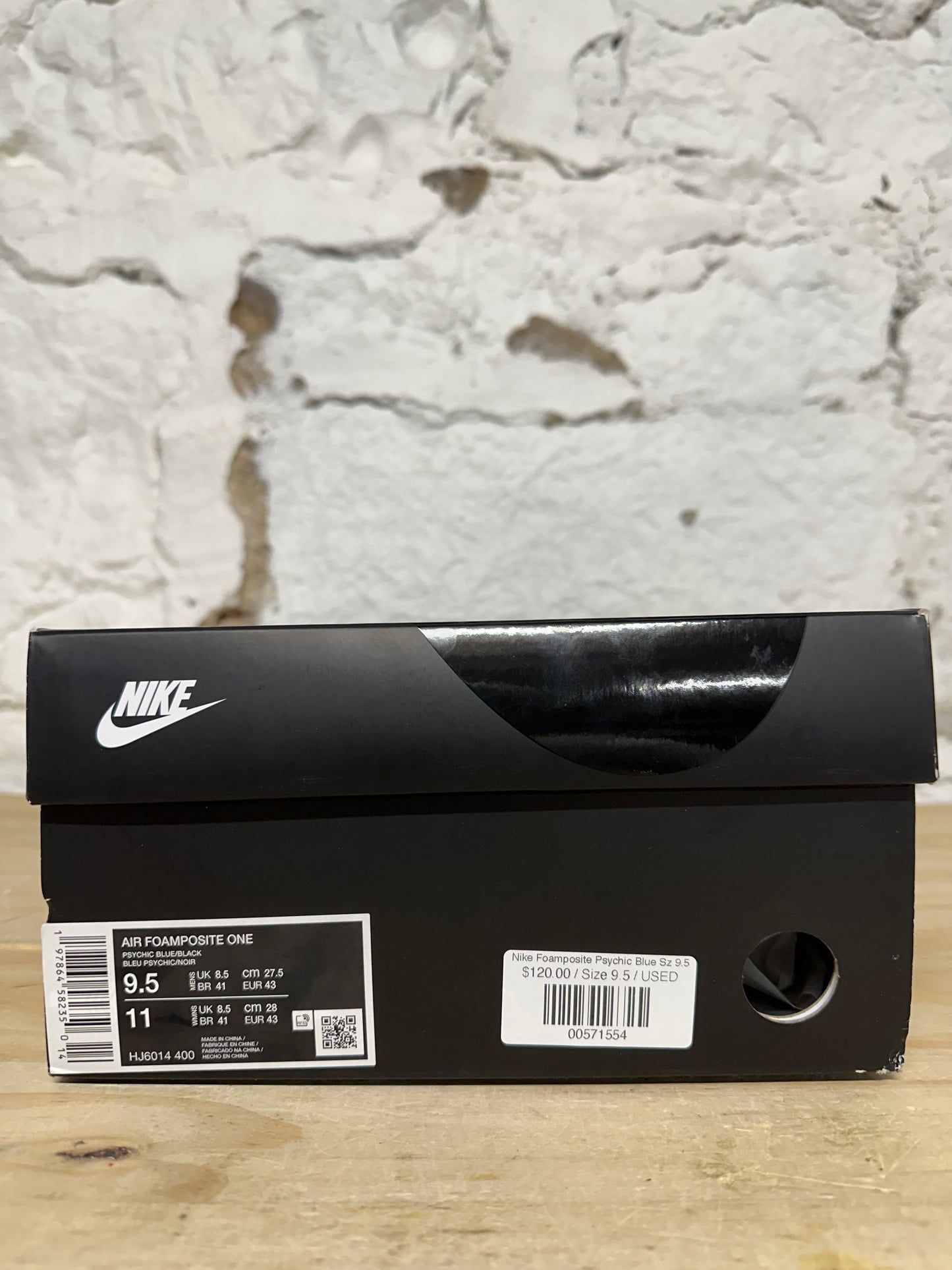 Nike Air Foamposite Psychic Blue Sz 9.5