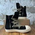 Rick Owens High Megalace Black Milk Sneaker Sz 11 (44)