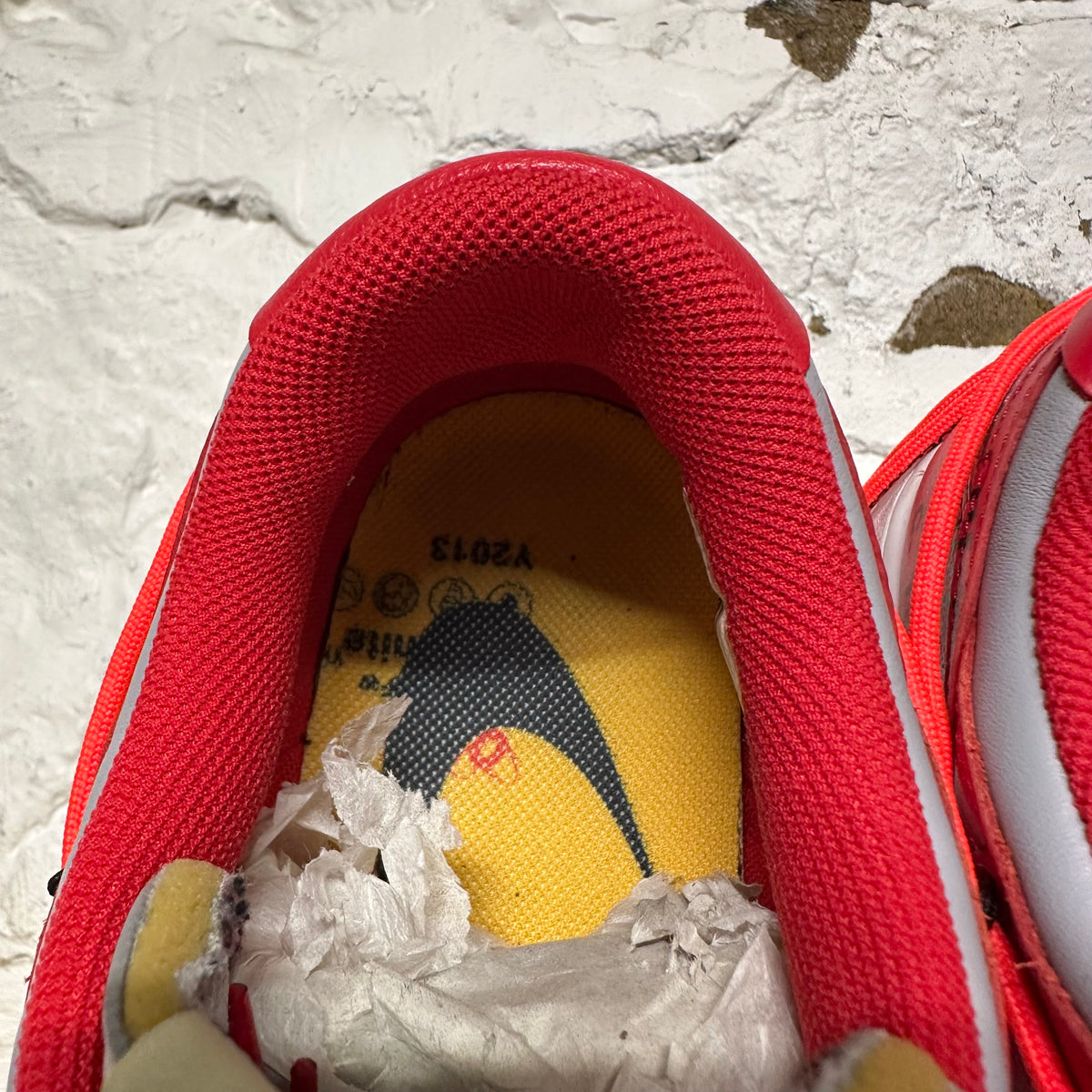 Nike Dunk Low Off-White University Red Sz 11