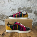 Christian Louboutin Multicolor Accent Spike Sneaker Sz 9 (42)