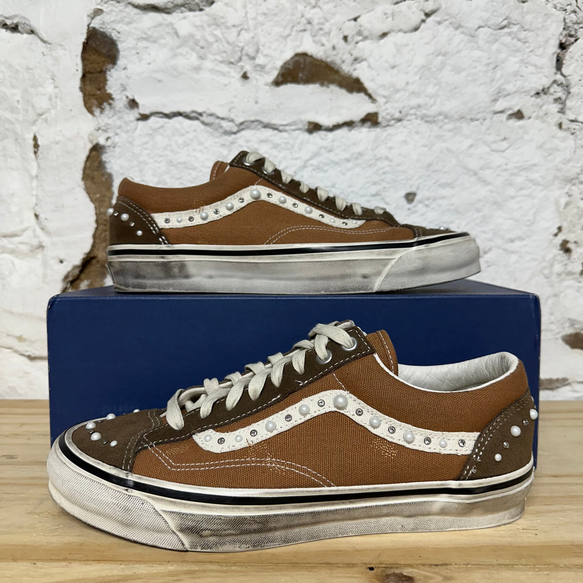 Vans LX Old Skool 36 Pearlized Cocoa Brown Sz 9.5