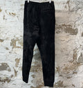 Givenchy Side Spell Black Velour Sweatpants Sz S