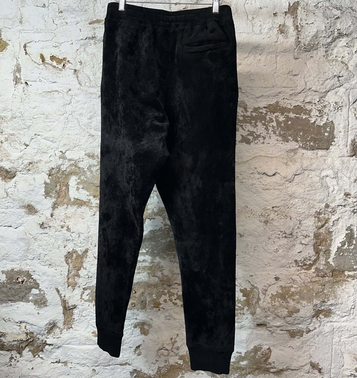 Givenchy Side Spell Black Velour Sweatpants Sz S