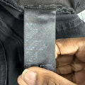 Amiri MX1 Black White Woven Black Denim Jeans Sz 38