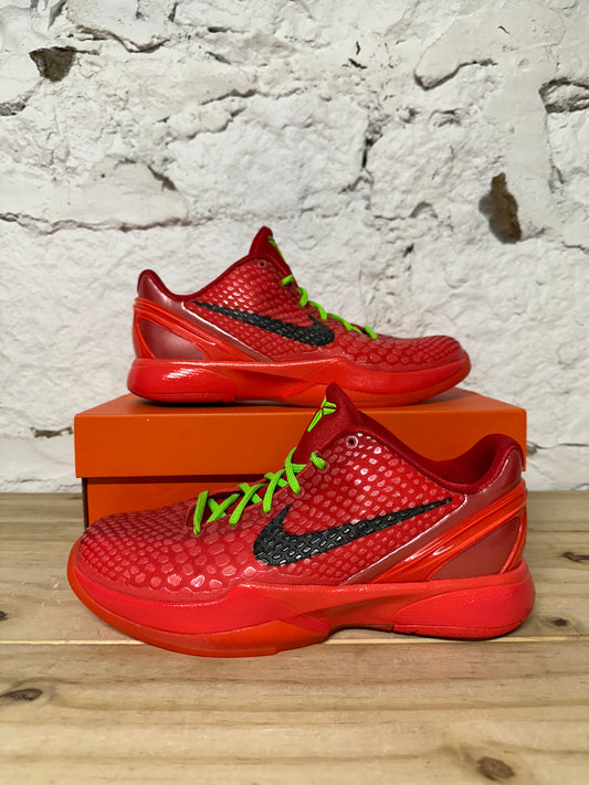Nike Kobe 6 Reverse Grinch Sz 7Y