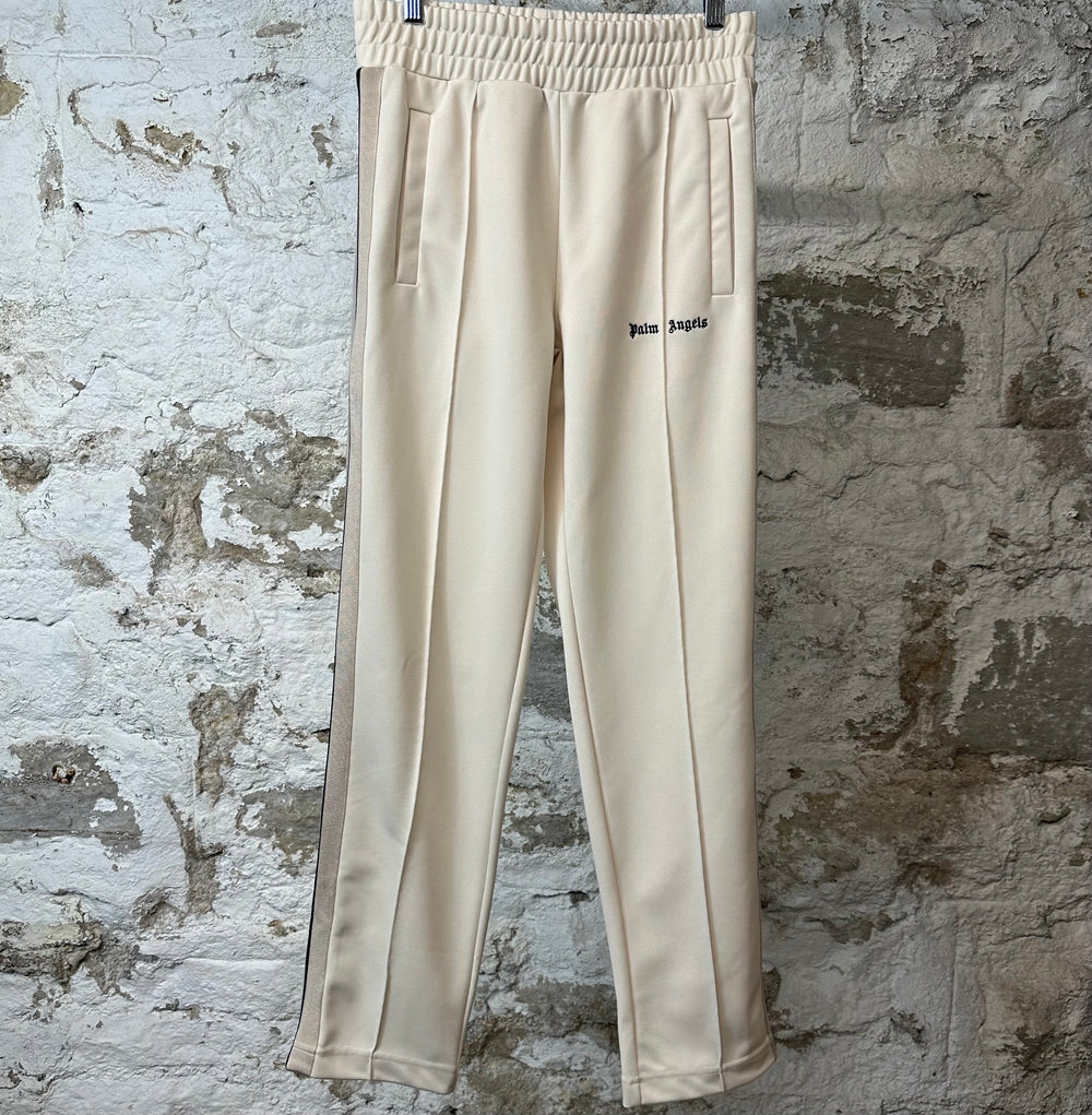 Palm Angels Cream Beige Track Pants Sz S