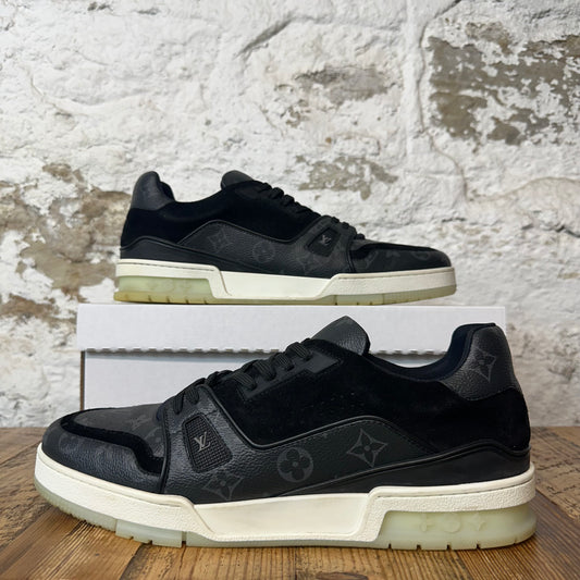 Louis Vuitton Graphite White Trainer Sneaker Sz 12 (10.5LV) No Box