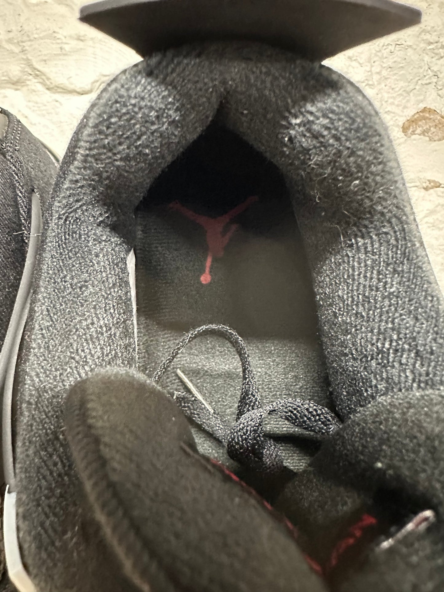 Air Jordan 4 Black Canvas Sz 11