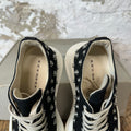 Rick Owens Abstract Studded Black Milk Sneaker Sz 6.5 (39)