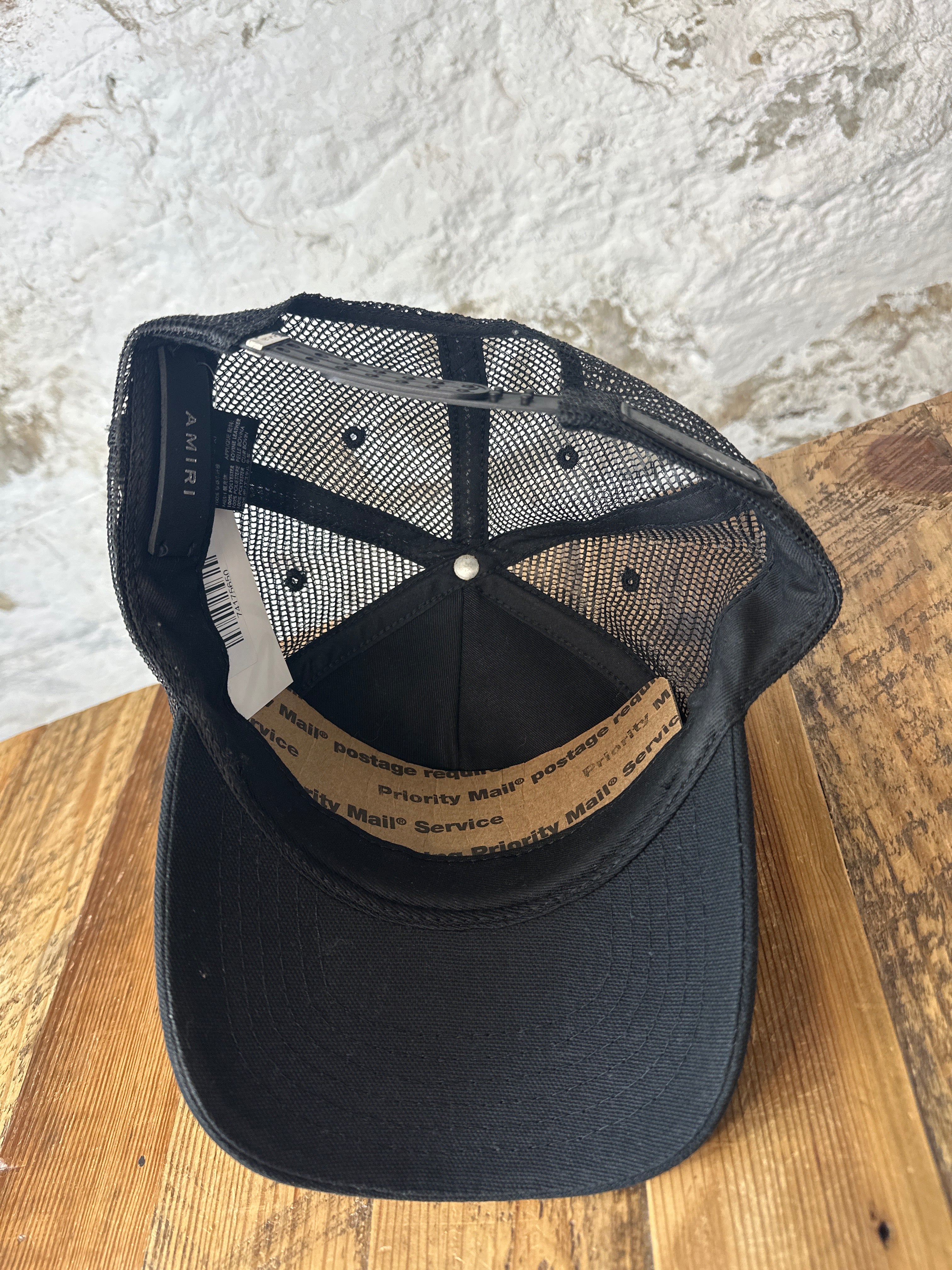 Amiri Orange Star Black Trucker Hat – The Gallery Online