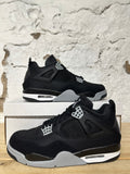 Air Jordan 4 Black Canvas Sz 9