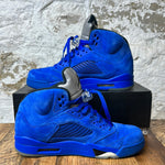 Air Jordan 5 Blue Suede Sz 10