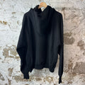 Saint Michael Red Arch Logo Black Hoodie Sz L
