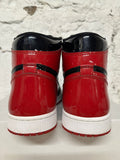 Air Jordan 1 High Patent Bred Sz 10.5