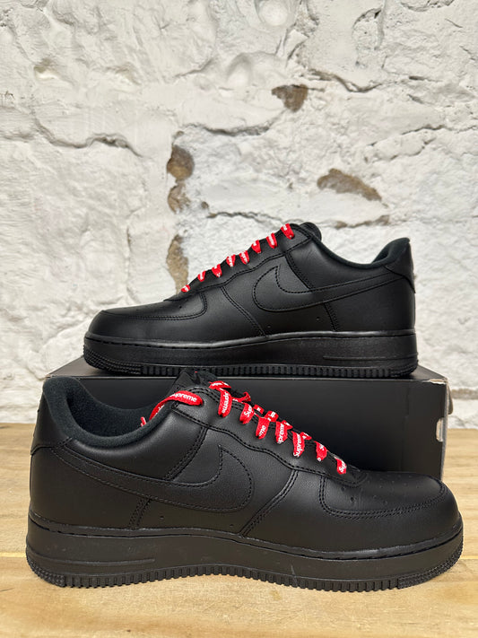 Nike Air Force 1 Low Supreme Black Sz 11 DS