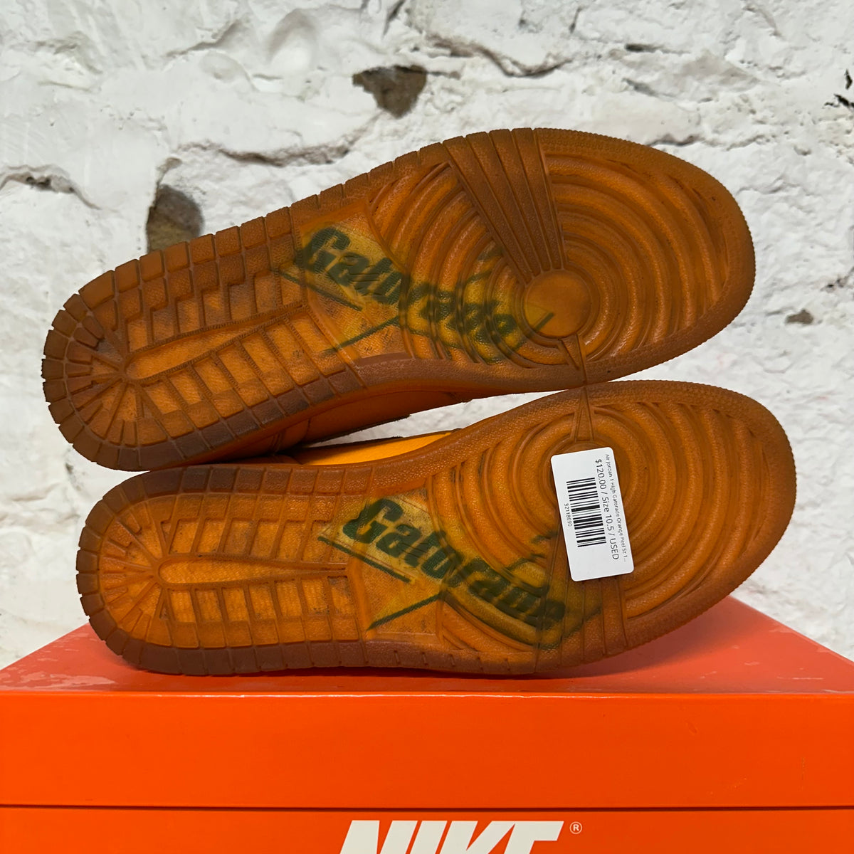 Air Jordan 1 High Gatorade Orange Peel Sz 10.5