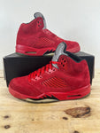 Air Jordan 5 Red Suede Sz 8.5