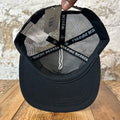 Chrome Hearts CH Hollywood Black White Trucker Hat DS