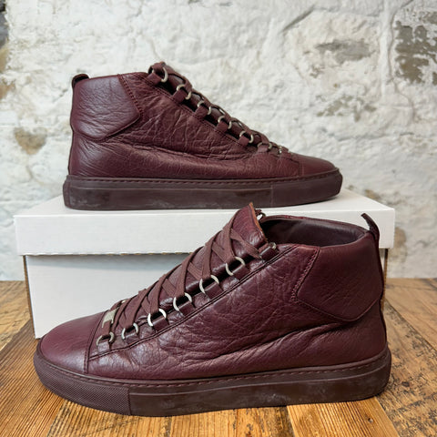 Balenciaga Arena Maroon Sneaker Sz 8 (41) No Box