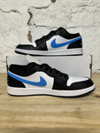 Air Jordan 1 Low Black University Blue Sz 10 (11.5W) DS