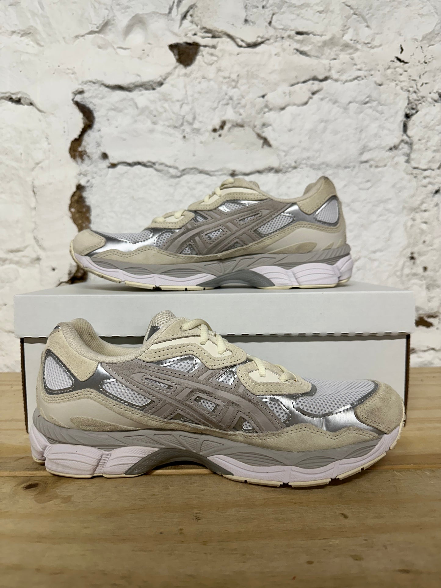 Asics Gel NYC Oyster Grey Sz 8